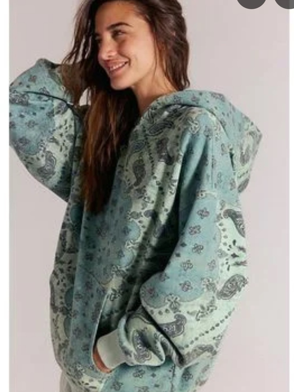 Free People We the Free It’s a Vibe Printed Hoodie